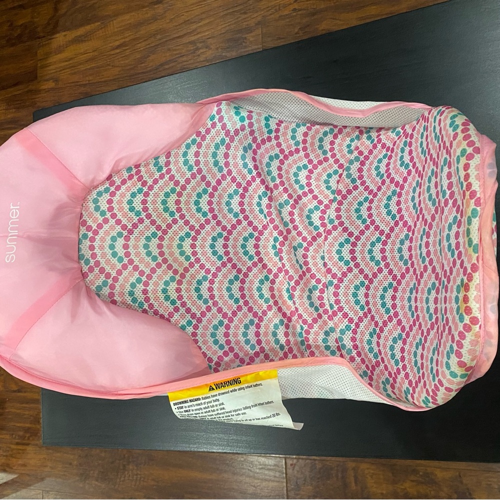 Summer Infant Pink Baby Bath Seat